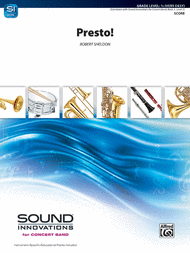 Presto! Sheet Music by Robert Sheldon