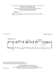 On Our Way Rejoicing Sheet Music by Michael Burkhardt