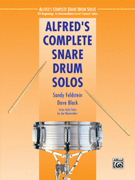 Alfred's Complete Snare Drum Solos Sheet Music by Dave Black