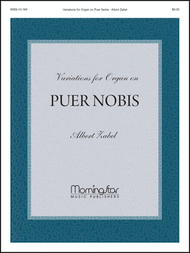 Variations for Organ on Puer Nobis Sheet Music by Albert Zabel