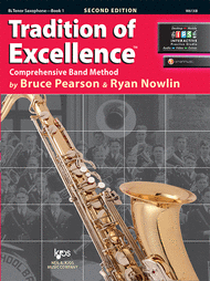 Tradition of Excellence Book 1 - Bb Tenor Saxophone Sheet Music by Bruce Pearson