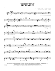 September (arr. Paul Murtha) - Eb Alto Saxophone 1 Sheet Music by Earth Wind and Fire
