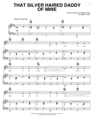 That Silver Haired Daddy Of Mine Sheet Music by Johnny Cash