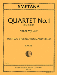 Quartet in E minor "From My Life" Sheet Music by Bedrich Smetana