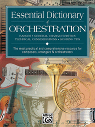Essential Dictionary of Orchestration Sheet Music by Dave Black