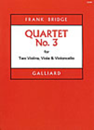 String Quartet No. 3 Sheet Music by Frank Bridge