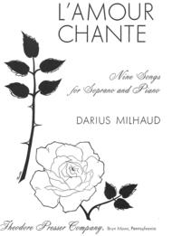 L'Amour Chante Sheet Music by Darius Milhaud