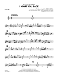 I Want You Back - Alto Sax 1 Sheet Music by Berry Gordy