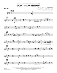 Don't Stop Believin' - Alto Sax 1 Sheet Music by Journey
