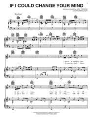 If I Could Change Your Mind Sheet Music by Alan Parsons
