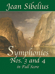 Symphonies Nos. 3 and 4 Sheet Music by Jean Sibelius