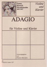 Adagio Sheet Music by Fanny Cecile Mendelssohn