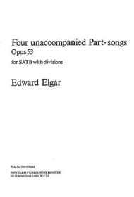 Four Unaccompanied Part-Songs Opus 53 Sheet Music by Edward Elgar