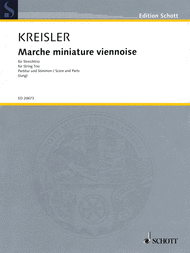 Marche miniature viennoise Sheet Music by Fritz Kreisler