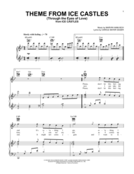 Theme From Ice Castles (Through The Eyes Of Love) Sheet Music by Marvin Hamlisch