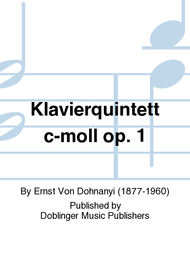 Klavierquintett c-moll op. 1 Sheet Music by Ernst Von Dohnanyi