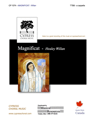 Magnificat Sheet Music by Healey Willan