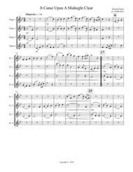 It Came Upon A Midnight Clear Sheet Music by Edmund Sears