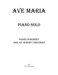 Ave Maria Piano Solo Sheet Music by Franz Schubert