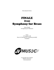 Finale from Symphony for Brass by Ewald Arranged for Brass Quartet Sheet Music by Victor Ewald