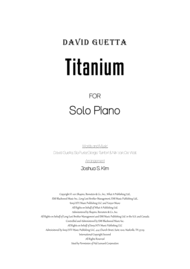 Titanium for Solo Piano (Early Intermediate) Sheet Music by David Guetta