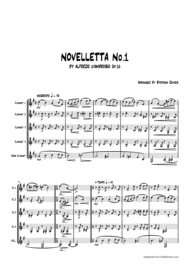 'Novelletta No.1' By Alfredo d'Ambrosio for Clarinet Quintet Sheet Music by Alfredo D'ambrosio