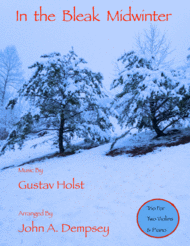 In the Bleak Midwinter (Trio for Two Violins and Piano) Sheet Music by Gustav Holst