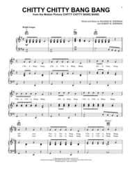 Chitty Chitty Bang Bang Sheet Music by Robert B. Sherman