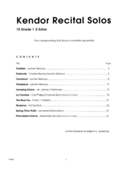 Kendor Recital Solos - Tenor Saxophone (Piano Accompaniment Book Only) Sheet Music by Various