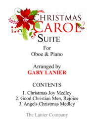 CHRISTMAS CAROL SUITE (Oboe and Piano with Score & Parts) Sheet Music by Various