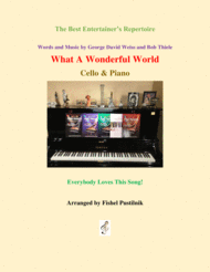 "What A Wonderful World" for Cello and Piano Sheet Music by Louis Armstrong