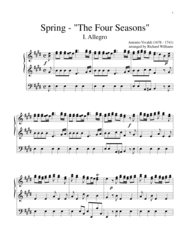 Allegro I from Spring of The Four Seasons Sheet Music by Antonio Vivaldi