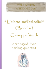 Brindisi-"Libiamo ne'lieti calici" (optional part for double bass) Sheet Music by Giuseppe Verdi