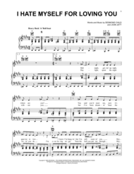 I Hate Myself For Loving You Sheet Music by Joan Jett