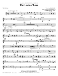 The Look Of Love - Tenor Sax Sheet Music by Burt Bacharach