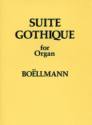 Suite Gothique For Organ Op.25 Sheet Music by Leon Boellmann