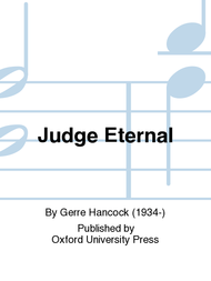 Judge Eternal Sheet Music by Gerre Hancock