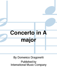 Concerto in A major Sheet Music by Domenico Dragonetti