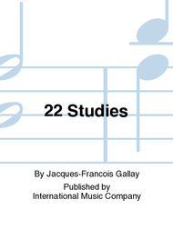 22 Studies Sheet Music by Jacques-Francois Gallay