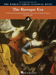 The Baroque Era - Easy to Intermediate Piano Sheet Music by Various
