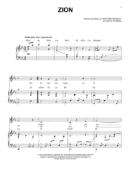 Zion Sheet Music by Keith Thomas