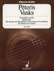 Vientulibas sonate Sheet Music by Peteris Vasks