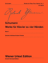 Complete Works For Piano Four Hands Vol. 1 Sheet Music by Robert Schumann