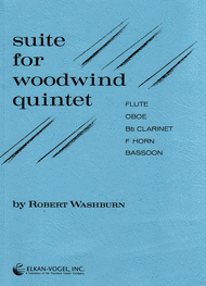 Suite For Woodwind Quintet Sheet Music by Robert Washburn