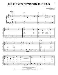 Blue Eyes Crying In The Rain Sheet Music by Willie Nelson