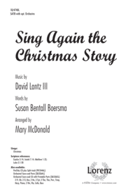 Sing Again the Christmas Story Sheet Music by David Lantz