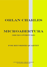 Micro Abertura - Micro Overture - Overture in D minor Sheet Music by Orlan Charles