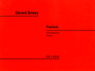 Partiels Sheet Music by Gerard Grisey