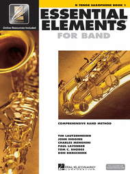 Essential Elements for Band - Bb Tenor Saxophone Book 1 with EEi Sheet Music by Various