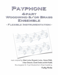 Payphone - 4-part Woodwind &/or Brass Ensemble - Flexible Instrumentation Sheet Music by Maroon 5